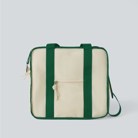 HALARA Pickleball Cream and Green Tote Bag NWT - Picture 3 of 10